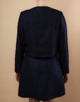 Cropped Jacket in Silk