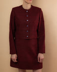 Cropped Jacket in Silk