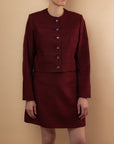 Cropped Jacket in Silk