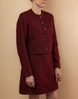 Cropped Jacket in Silk