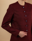 Cropped Jacket in Silk