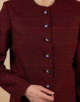 Cropped Jacket in Silk