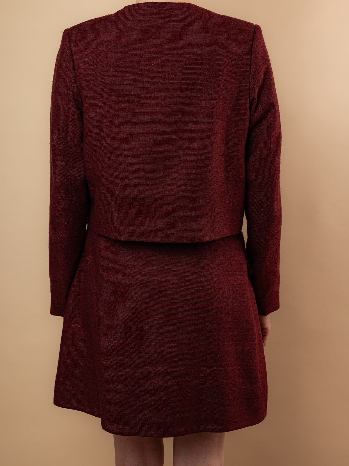 Cropped Jacket in Silk