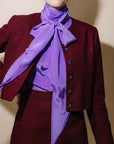 Cropped Jacket in Silk