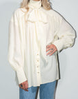 Silk Blouse in Cream