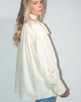Silk Blouse in Cream