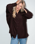 Silk Blouse in Cocoa