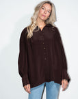 Silk Blouse in Cocoa
