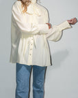 Silk Blouse in Cream