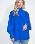 Silk Blouse in Ultramarine